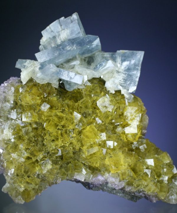 fine minerals - blue baryte